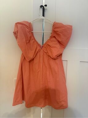 Peach Day + Moon Dress